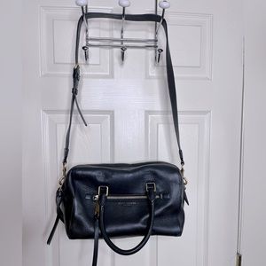 MARC JACOBS BLK Leather Bauletto Bag